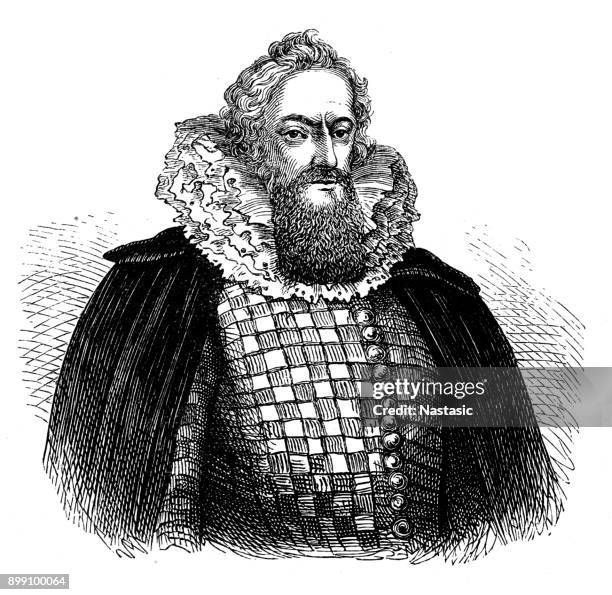 robert devereux, 2nd earl of essex, 10 november 1565 - 25 february 1601, an english nobleman and a favourite of elizabeth i - elizabethan ruff stock illustrations