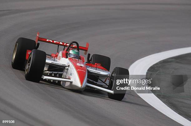 Toranosuke Takagi, or Tora Takagi of Japan drives his Walker Racing Toyota Reynard during the Grand Prix of Chicago round 7 of the CART FedEx...