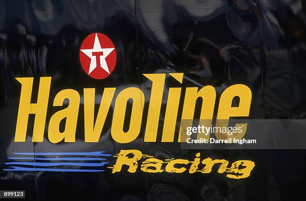 Detail of the Havoline Racing logo during the Grand Prix of Chicago round 7 of the CART FedEx Championship Series on June 29, 2002 at the Chicago...