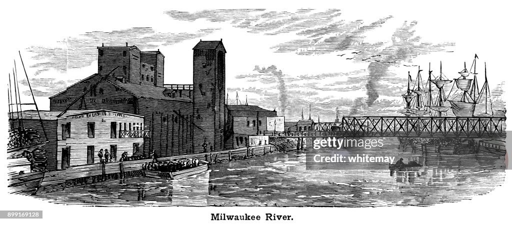 Milwaukee River (Victorian engraving)