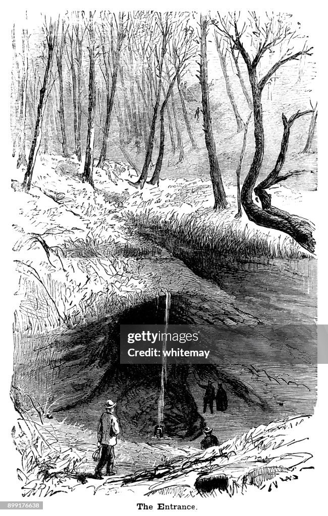 Entrance to the Mammoth Cave, Kentucky
