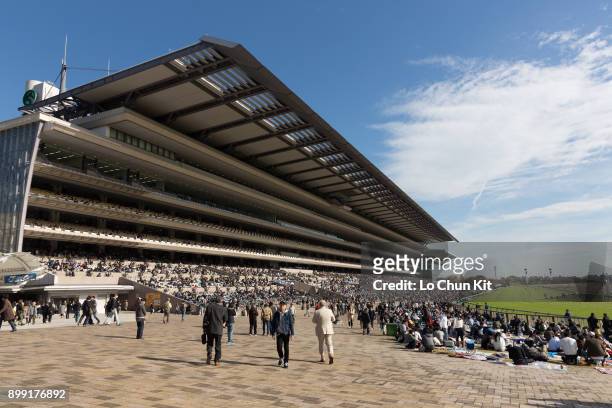 General view of Tokyo Racecourse during the Japan Cup race day on November 26, 2017. Tokyo Racecourse is considered the 'racecourse of racecourses'...