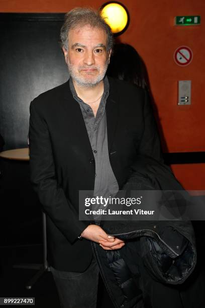 Humorist Raphael Mezrahi attends "Laurent Gerra -Sans Moderation" Show at L'Olympia on December 26, 2017 in Paris, France.