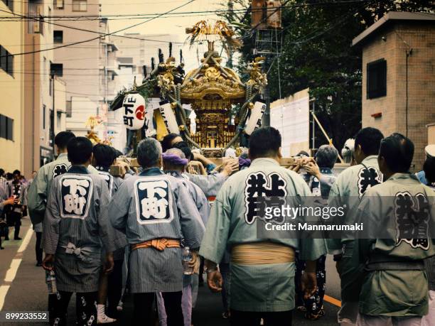 festival japonês - happi - fotografias e filmes do acervo