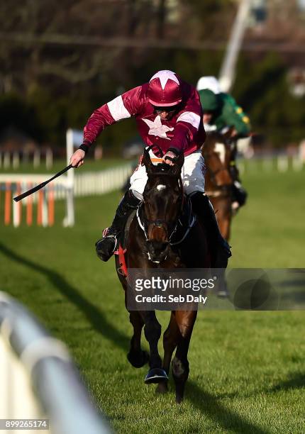 Dublin , Ireland - 28 December 2017; Apple's Jade, with Davy Russell up, on their way to winning the Squared Financial Christmas Hurdle on day 3 of...