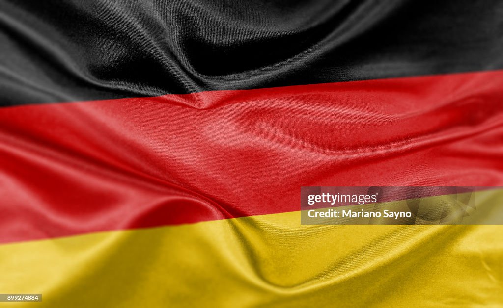 High resolution digital render of Germany flag