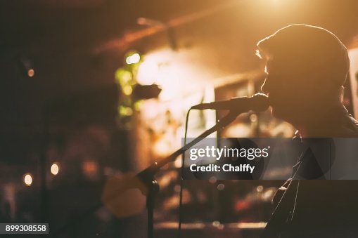 Singer on A Stage Singer on A Stage