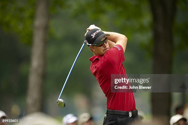 Championship: Henrik Stenson in action on Saturday at Hazeltine National GC. Chaska, MN 8/15/2009 CREDIT: John Biever