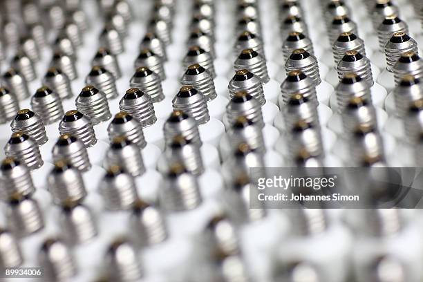 Energy-efficient, long-life bulbs are manufactured at the Osram bulb factory plant on August 11, 2009 in Augsburg, Germany. Governments across Europe...