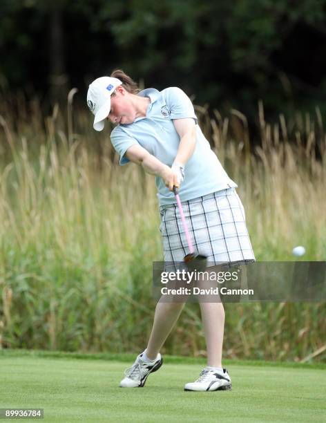 Lisa Maguire of Ireland during the final day of the 2009 Junior Solheim Cup Matches, at the Aurora Country Club on August 19, 2009 in Aurora, Ilinois