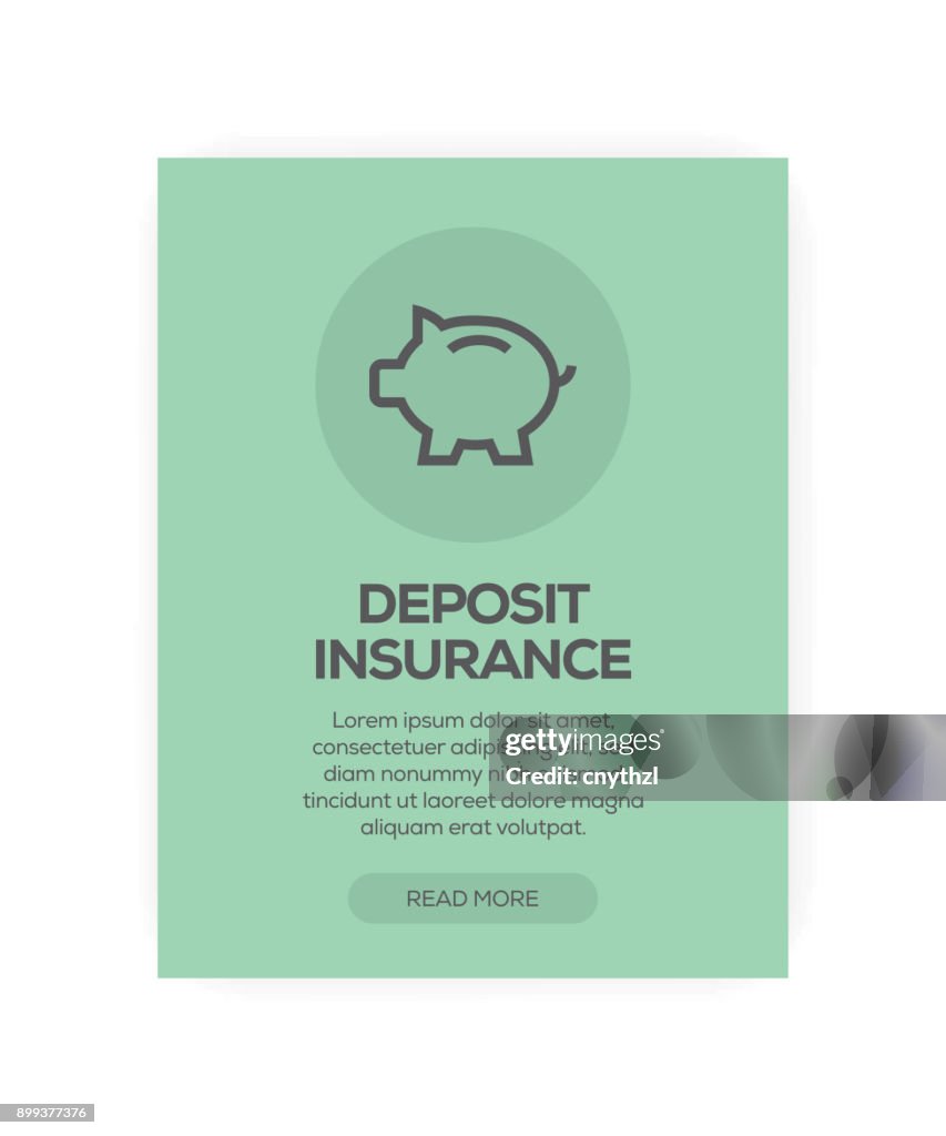 Kaution Versicherungskonzept