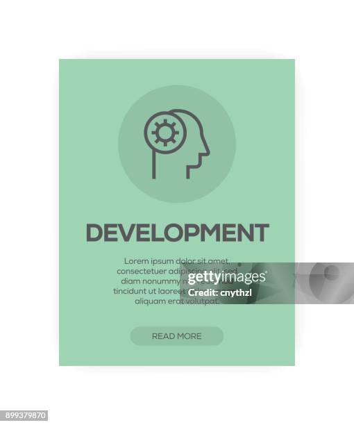 development concept - dynamic office stock illustrations