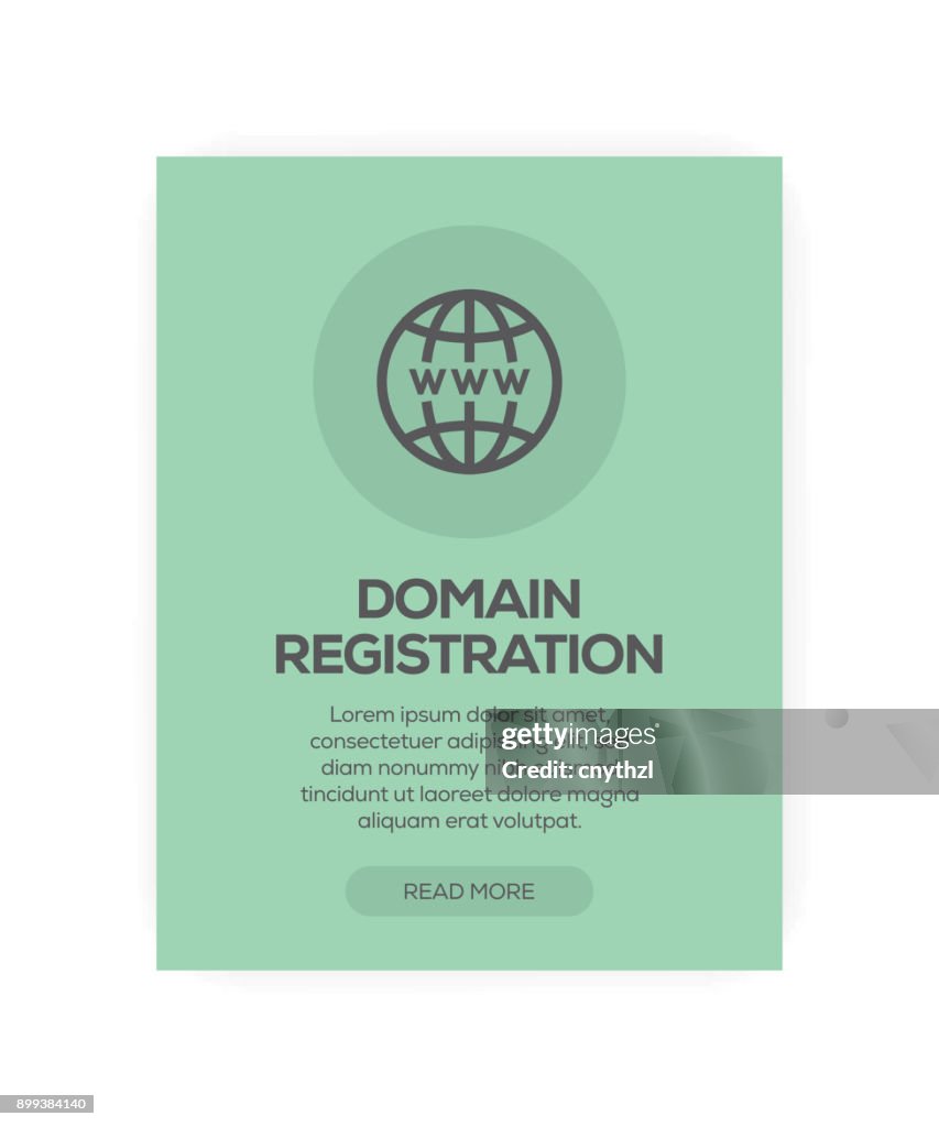 Domain Registration Concept High-Res Vector Graphic - Getty Images