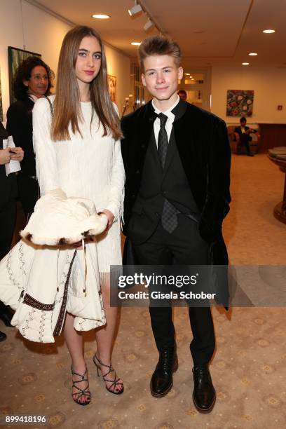 Roan Joseph Bronstein, son of Sharon Stone and Martina Tomasini during the charity gala benefiting 'Planet Hope' foundation at Kempinski Grand Hotel...