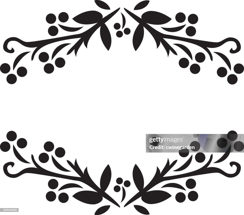 Floral Scrolls (vector)