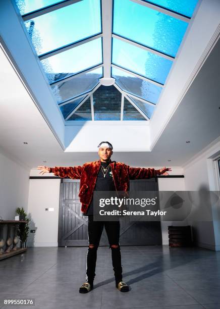 DeAndre Yedlin poses for photos during a photo shoot in Jesmond on November 30 in Newcastle upon Tyne, England.