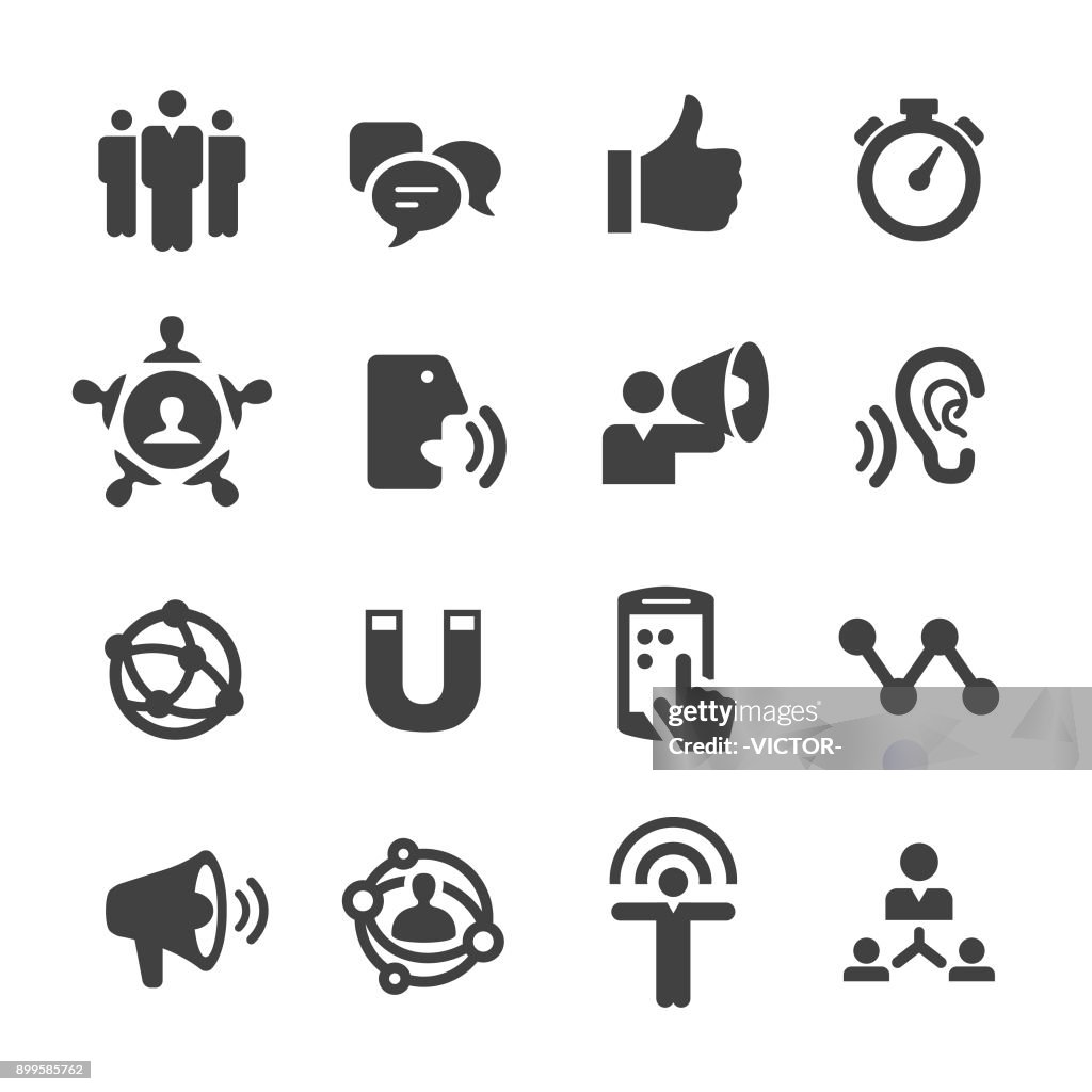 Influencer Marketing Icons - Acme Series