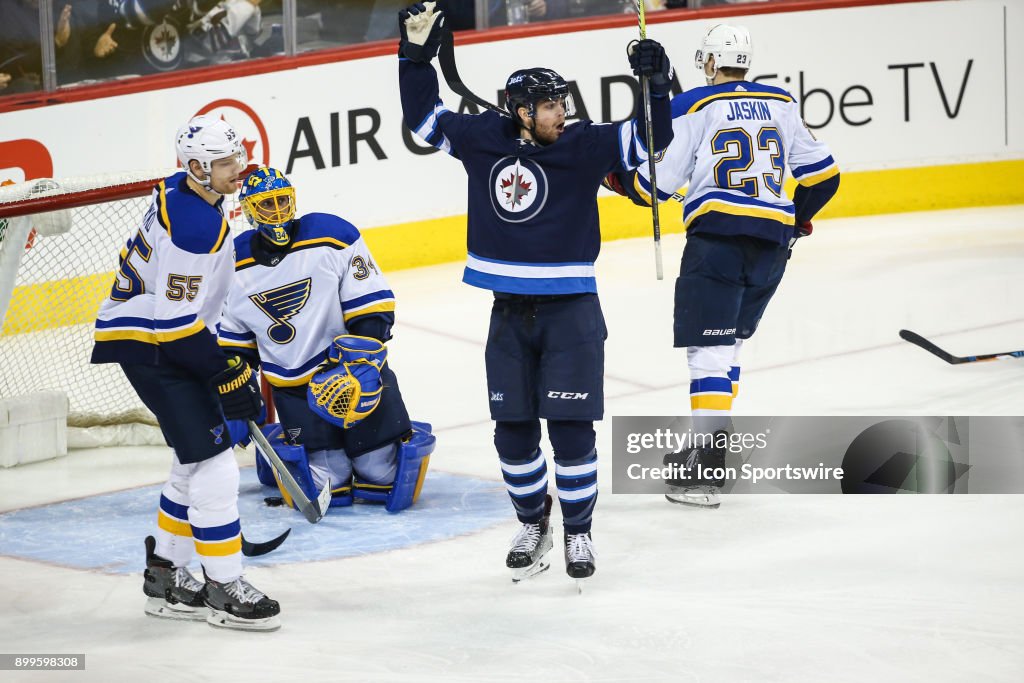 NHL: DEC 17 Blues at Jets