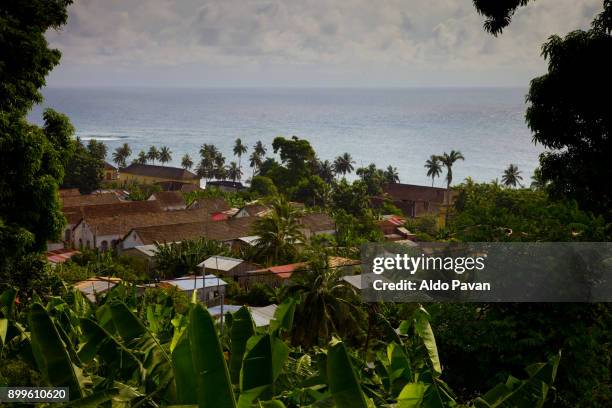 sao tomé and principe, sao tomé island - são tomé e príncipe stock-fotos und bilder