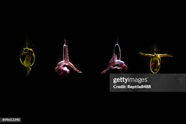 acrobat - circus ring stock pictures, royalty-free photos & images