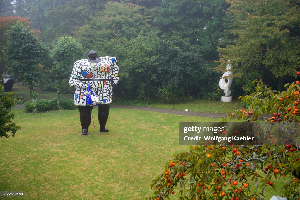 A sculpture at the Hakone Open-Air Museum which is Japans...