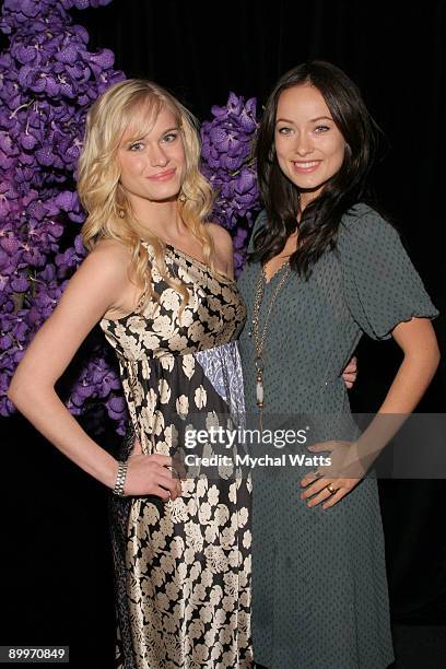 Leven Rambin and Olivia Wilde