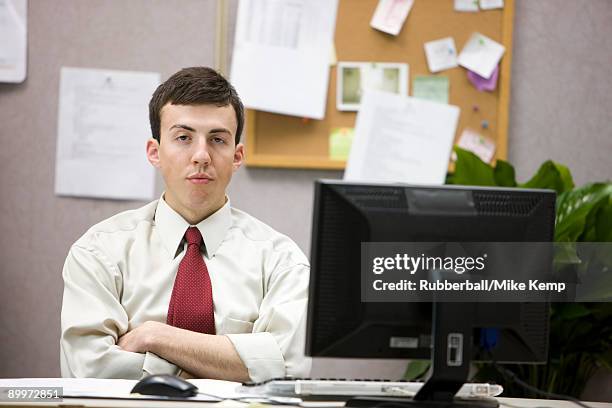 Man Working In Cubicle 7,540 Man Cubicle Stock Photos, High-Res Pictures, and Images - Getty ...