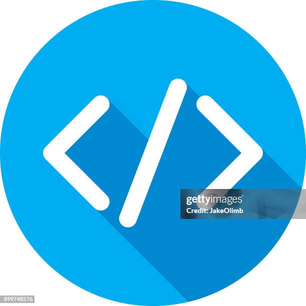 html bracket icon silhouette - html stock illustrations