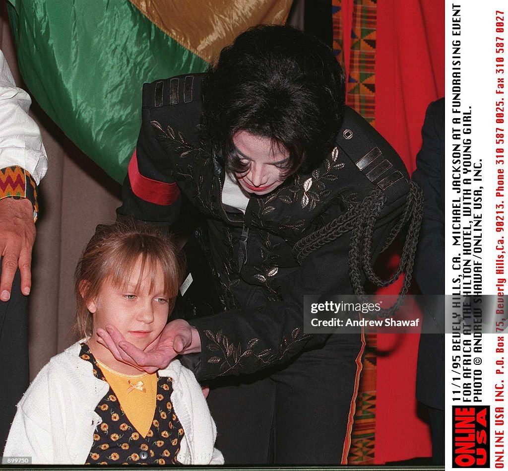 11/1/95 MICHAEL JACKSON AND PRESIDENT JERRY RAWLINGS OF GHANA