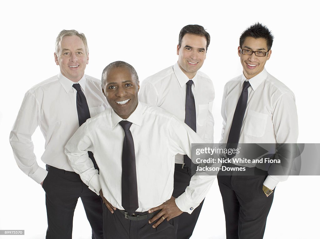 A portrait of some male colleagues