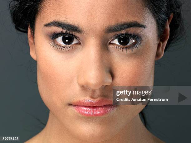 young woman, close-up - glamour girl stock pictures, royalty-free photos & images