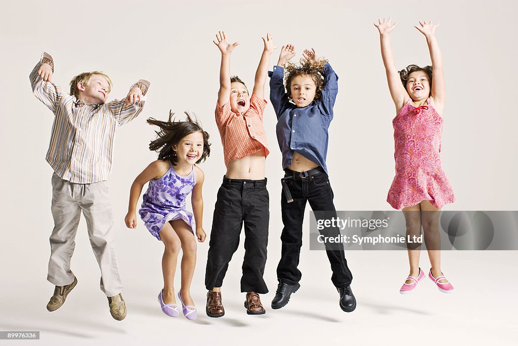 Kids jumping
