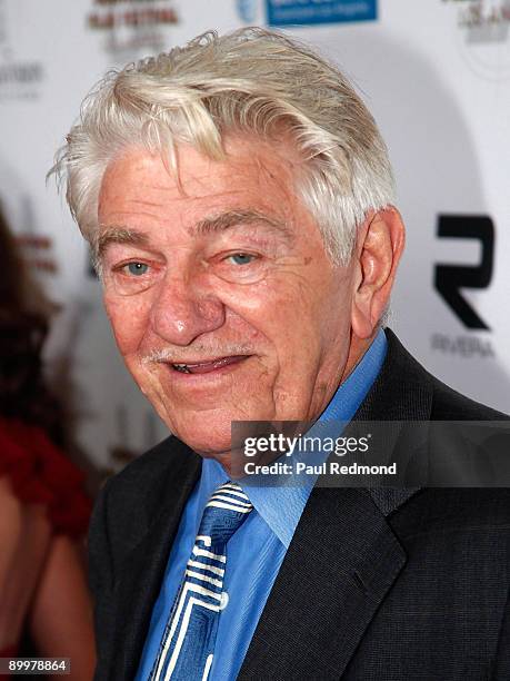 Actor Seymour Cassel arrives at the Los Angeles Premiere of "Reach For Me" at the AT&T Theatre on July 28, 2009 in Los Angeles, California.