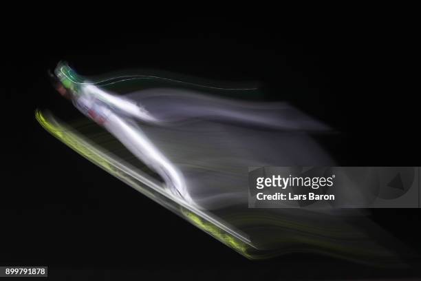Peter Prevc of Slovenia competes on day 2 of the FIS Nordic World Cup Four Hills Tournament ski jumping event on December 30, 2017 in Oberstdorf,...