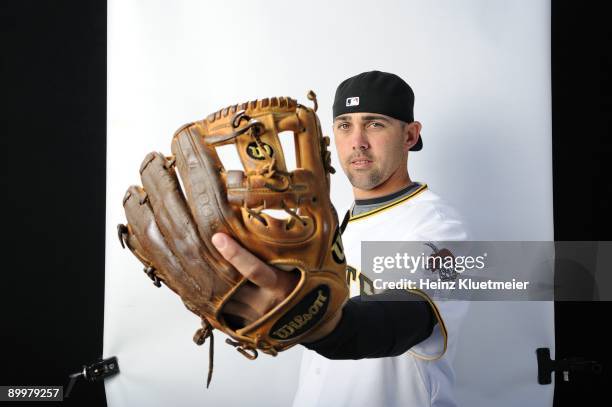 Closeup portrait of Pittsburgh Pirates Jack Wilson during spring training. Bradenton, FL 3/2/2009 CREDIT: Heinz Kluetmeier