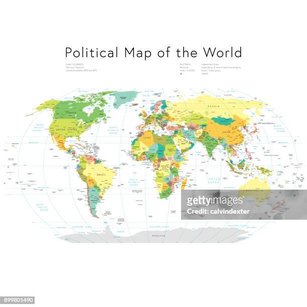 ilustraciones, imágenes clip art, dibujos animados e iconos de stock de mapa político del mundo - intricacy
