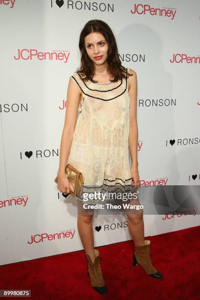 Model Kemp Muhl attends the Charlotte Ronson and JCPenney's celebration of I Heart Ronson at The Lighthouse at Chelsea Piers on August 20, 2009 in...