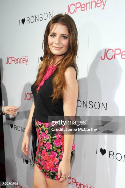 Actress Mischa Barton attends the Charlotte Ronson and JCPenney's celebration of I Heart Ronson at The Lighthouse at Chelsea Piers on August 20, 2009...