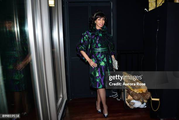 Dawne Marie Grannum attends Tracy Stern hosts holiday party at private townhouse in Hell's Kitchen at Private Residence on December 14, 2017 in New...