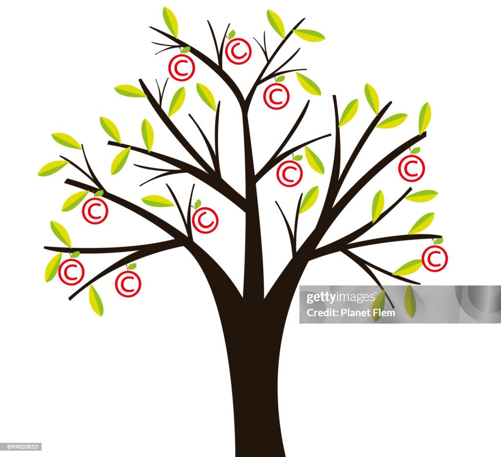 Vector Tree Copyright Copyright Tree High-Res Vector Graphic - Getty Images