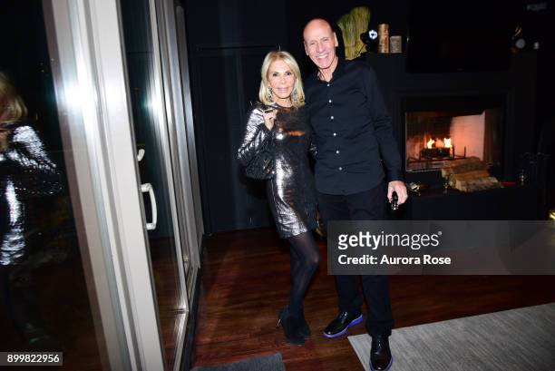 Andrea Wernick and Joel Wernick attend Tracy Stern hosts holiday party at private townhouse in Hell's Kitchen at Private Residence on December 14,...