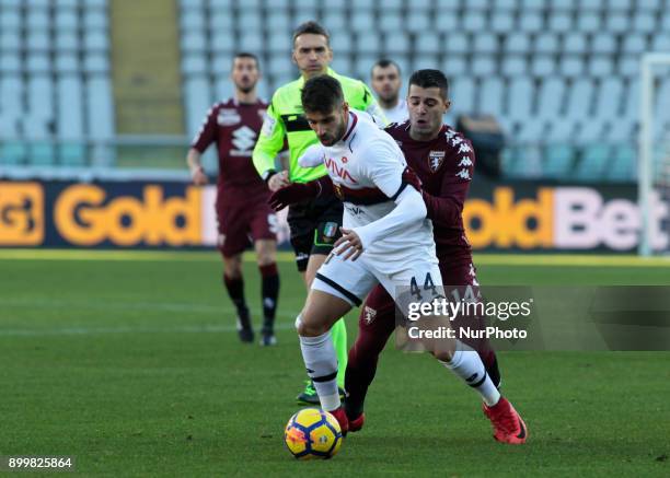 Miguel Veloso during Serie A match between Torino v Genoa, in Turin, on December 30, 2017 .