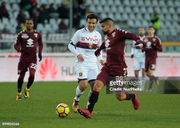 Miguel Veloso during Serie A match between Torino v Genoa, in Turin, on December 30, 2017 .