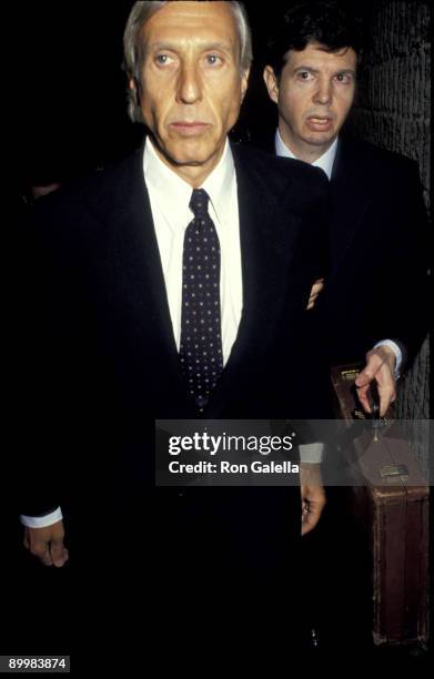 Ivan Boesky Pleads Guilty at the New York District US Courthouse on April 23, 1987.