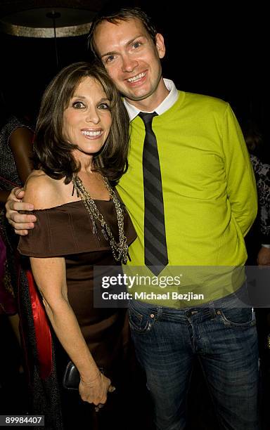 Actress Kate Linder and socialite Michael Dean Shelton attends the FIDM Screening Of "Project Runway" at the Provecho Restaurant & Remedy Lounge on...