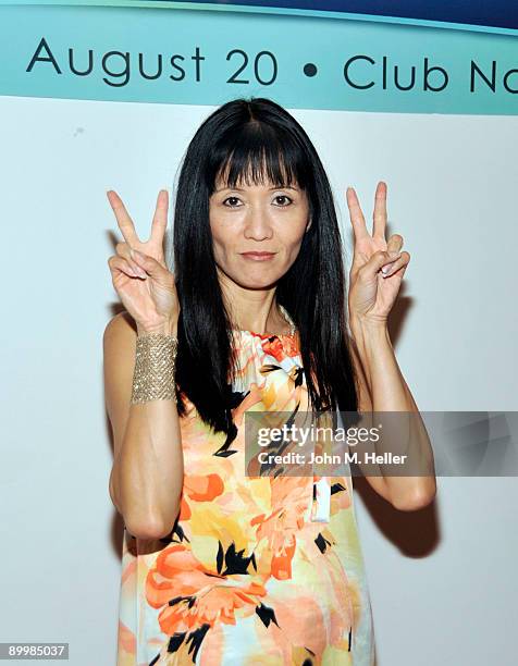 Actress Suzanne Whang attends the taping of the PBS Television Special "The Answer Is You" at Club Nokia on August 20, 2009 in Los Angeles,...