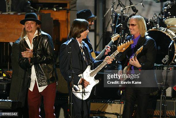 Kid Rock, inductee Jackson Browne and Tom Petty