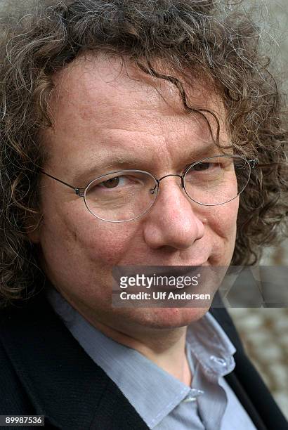 German writer Ingo Schulze poses for a portrati while attending book festival Passa Porta March 29, 2009 in Brussels, Belgium.