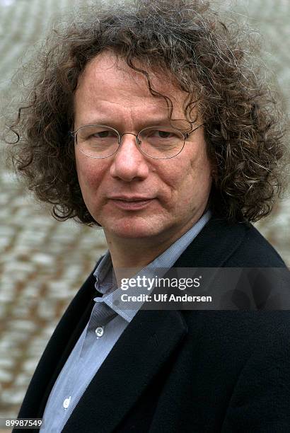 German writer Ingo Schulze poses for a portrati while attending book festival Passa Porta March 29, 2009 in Brussels, Belgium.