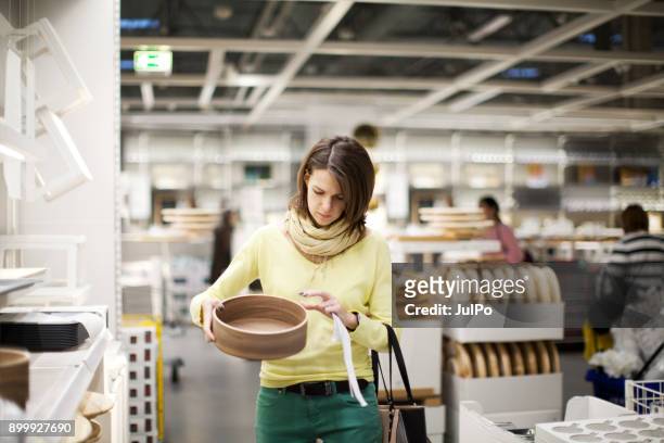 house goods shopping - stoneware stock pictures, royalty-free photos & images